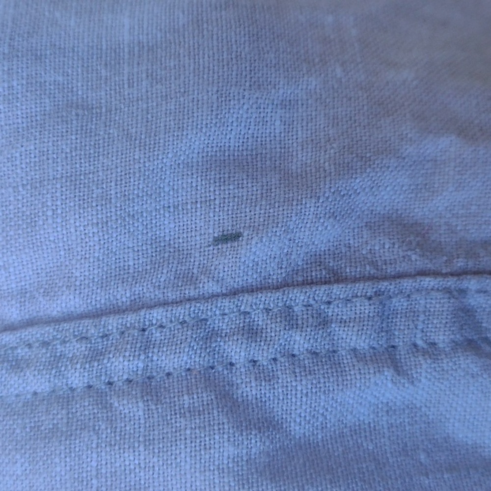 Flawed JNY Light Gray Linen Pants L - Picture 7 of 10